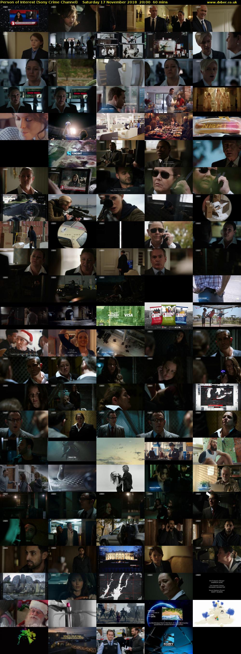 Person of Interest (Sony Crime Channel) Saturday 17 November 2018 20:00 - 21:00