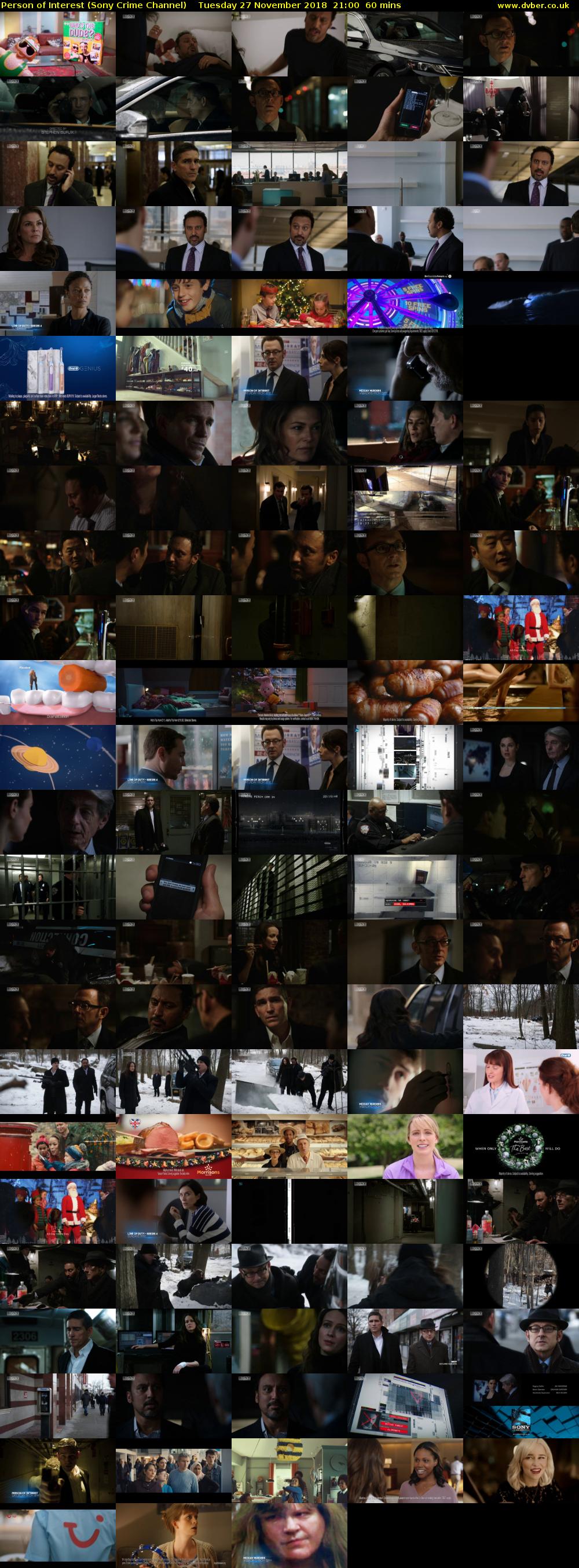 Person of Interest (Sony Crime Channel) Tuesday 27 November 2018 21:00 - 22:00