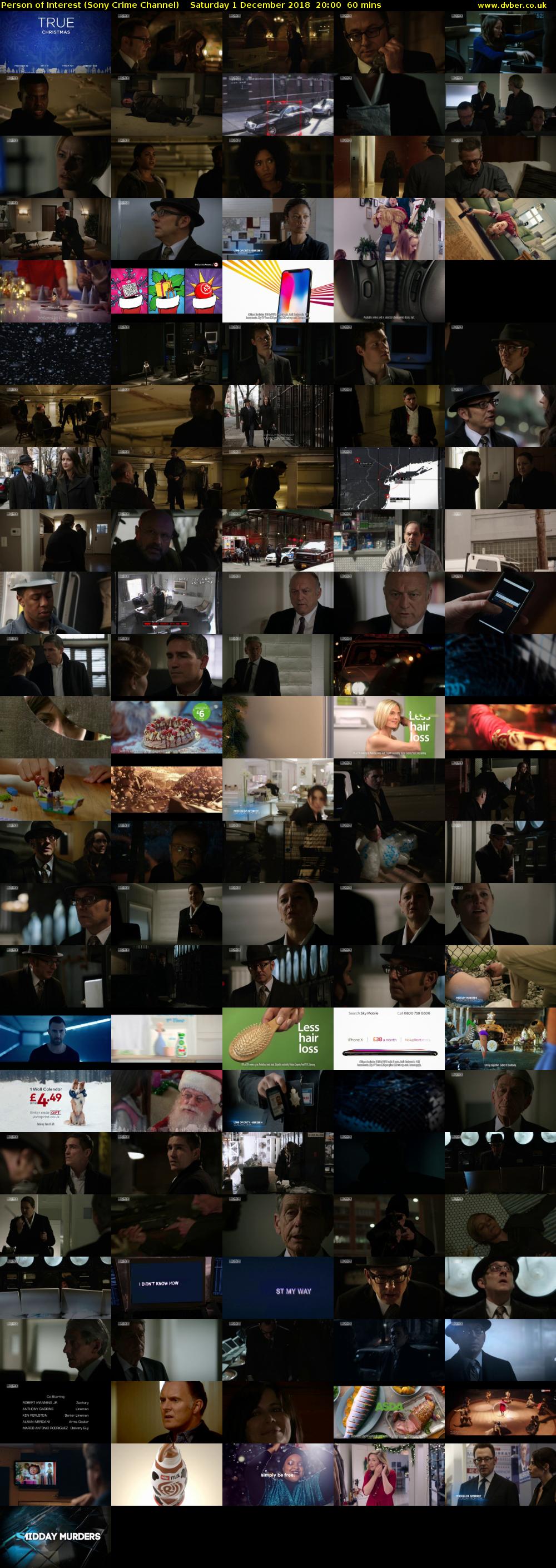 Person of Interest (Sony Crime Channel) Saturday 1 December 2018 20:00 - 21:00