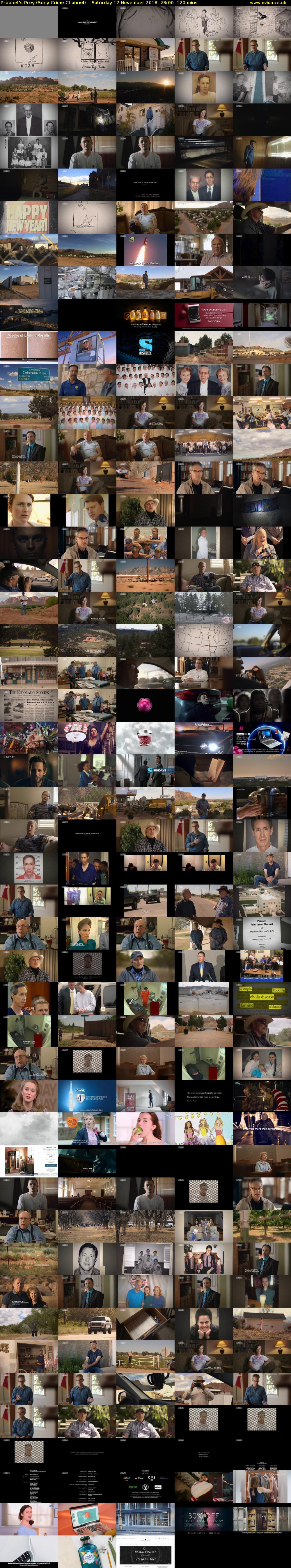 Prophet's Prey (Sony Crime Channel) Saturday 17 November 2018 23:00 - 01:00