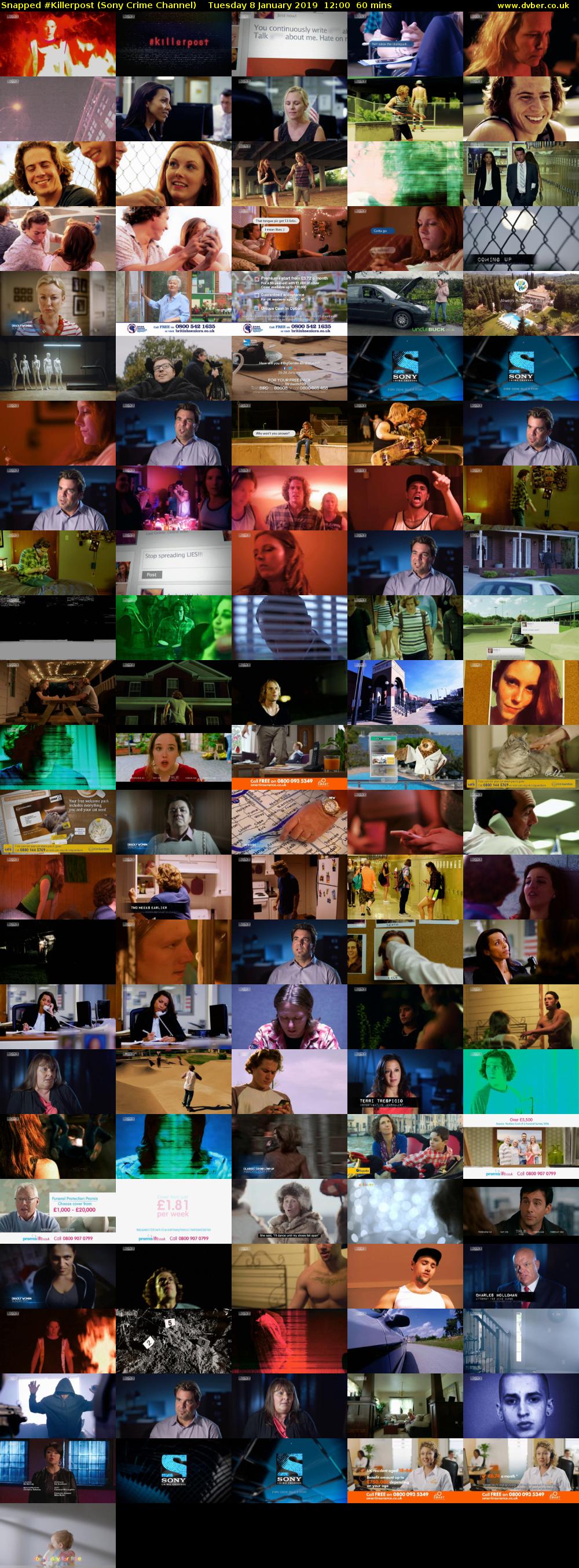 Snapped #Killerpost (Sony Crime Channel) Tuesday 8 January 2019 12:00 - 13:00