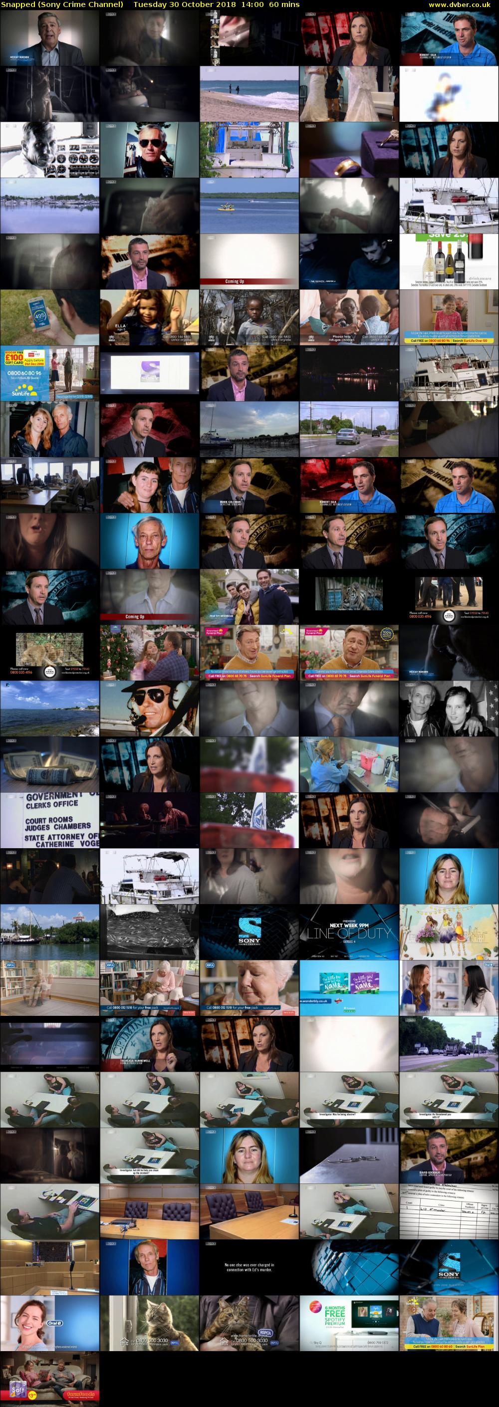 Snapped (Sony Crime Channel) Tuesday 30 October 2018 14:00 - 15:00