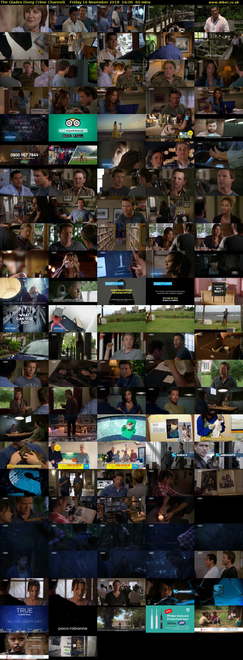 The Glades (Sony Crime Channel) Friday 16 November 2018 16:00 - 17:00