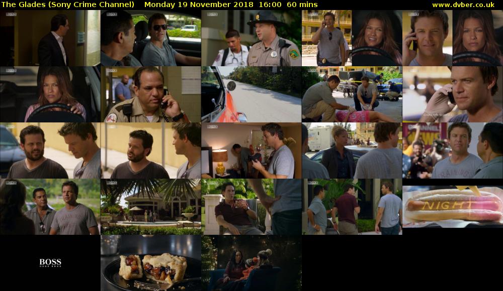 The Glades (Sony Crime Channel) Monday 19 November 2018 16:00 - 17:00
