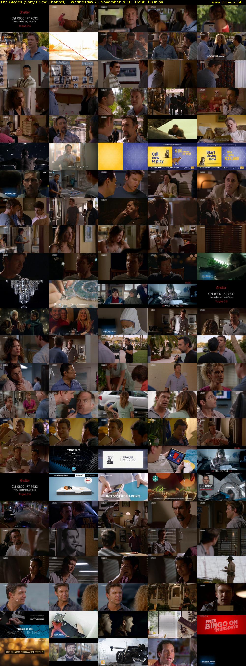 The Glades (Sony Crime Channel) Wednesday 21 November 2018 16:00 - 17:00