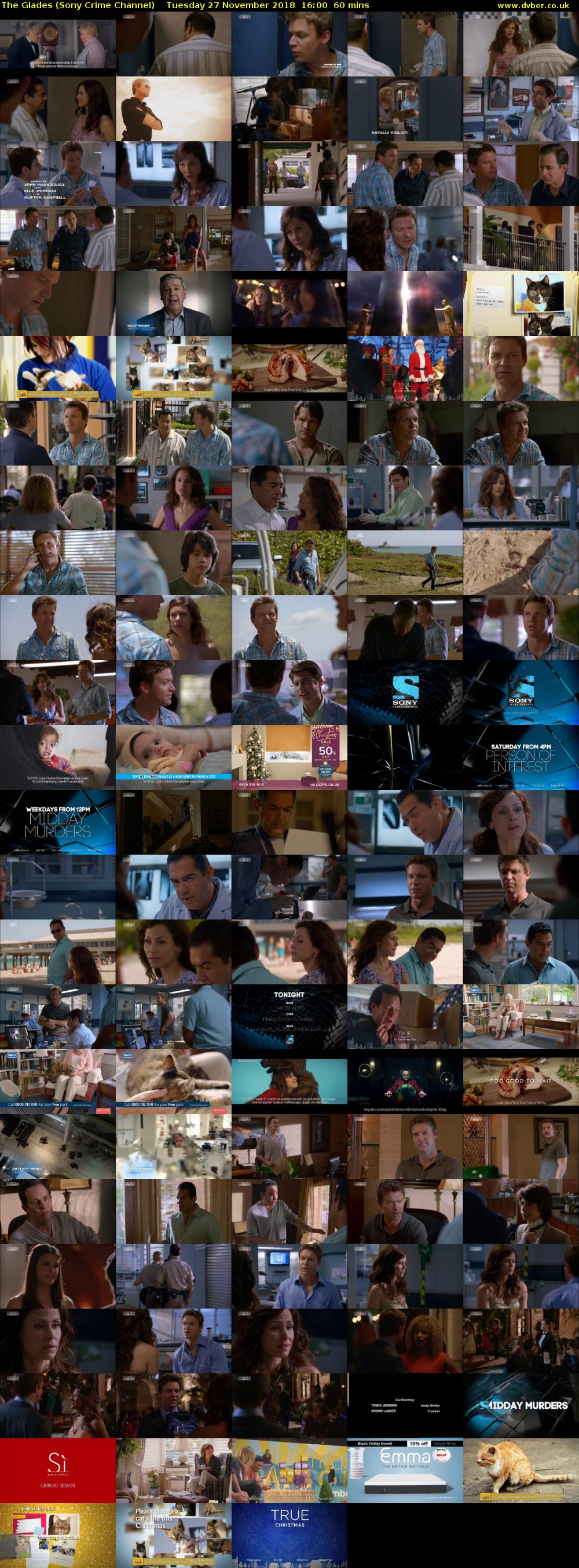 The Glades (Sony Crime Channel) Tuesday 27 November 2018 16:00 - 17:00