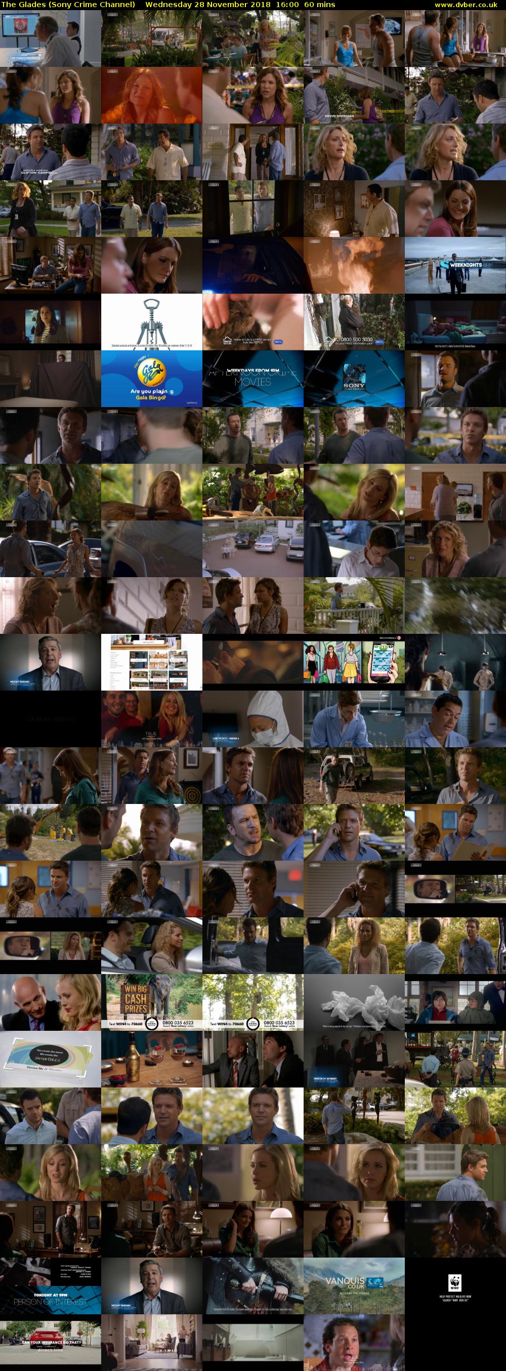 The Glades (Sony Crime Channel) Wednesday 28 November 2018 16:00 - 17:00