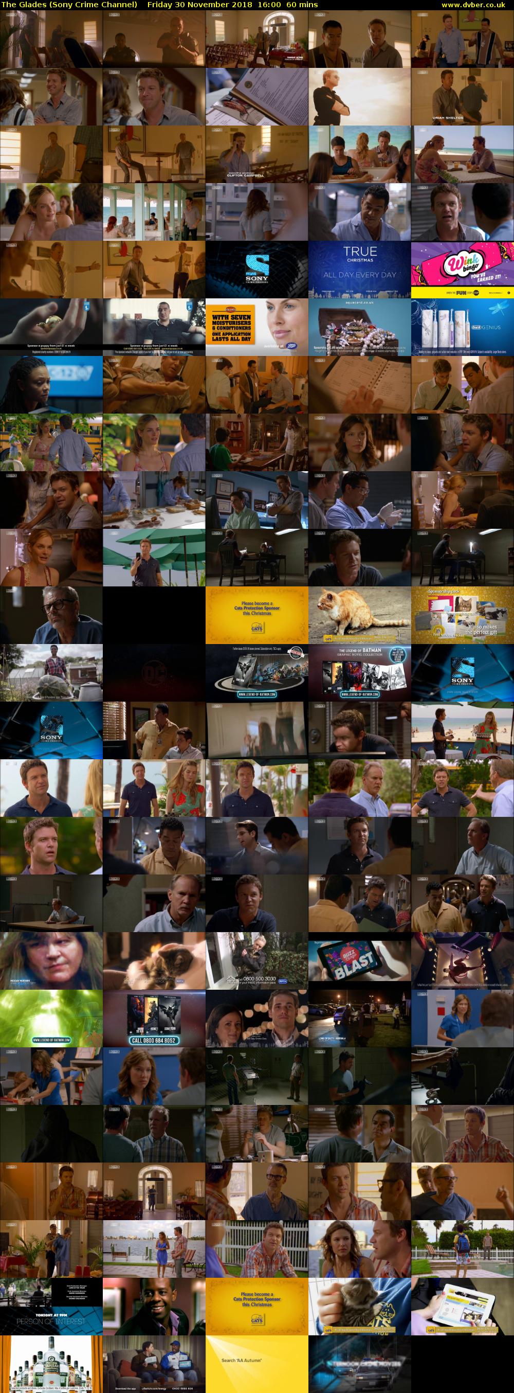 The Glades (Sony Crime Channel) Friday 30 November 2018 16:00 - 17:00