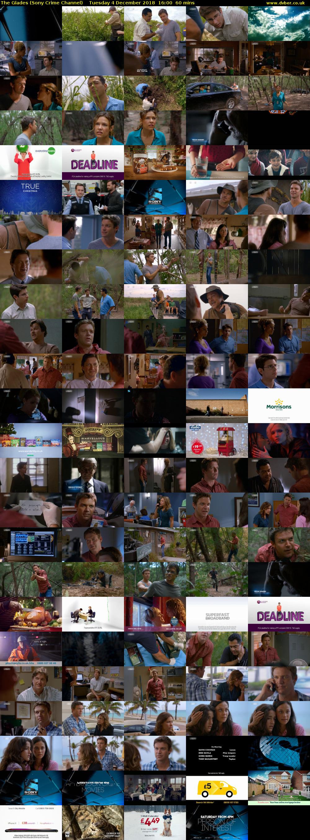 The Glades (Sony Crime Channel) Tuesday 4 December 2018 16:00 - 17:00