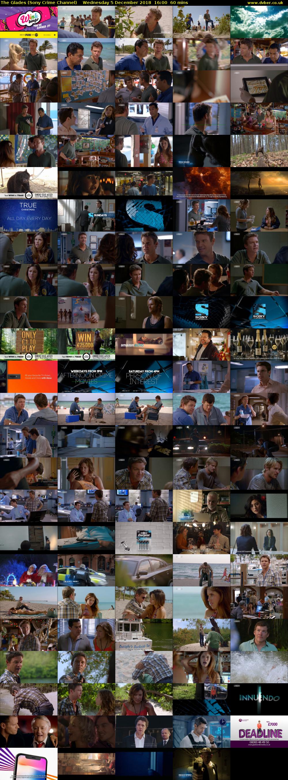 The Glades (Sony Crime Channel) Wednesday 5 December 2018 16:00 - 17:00