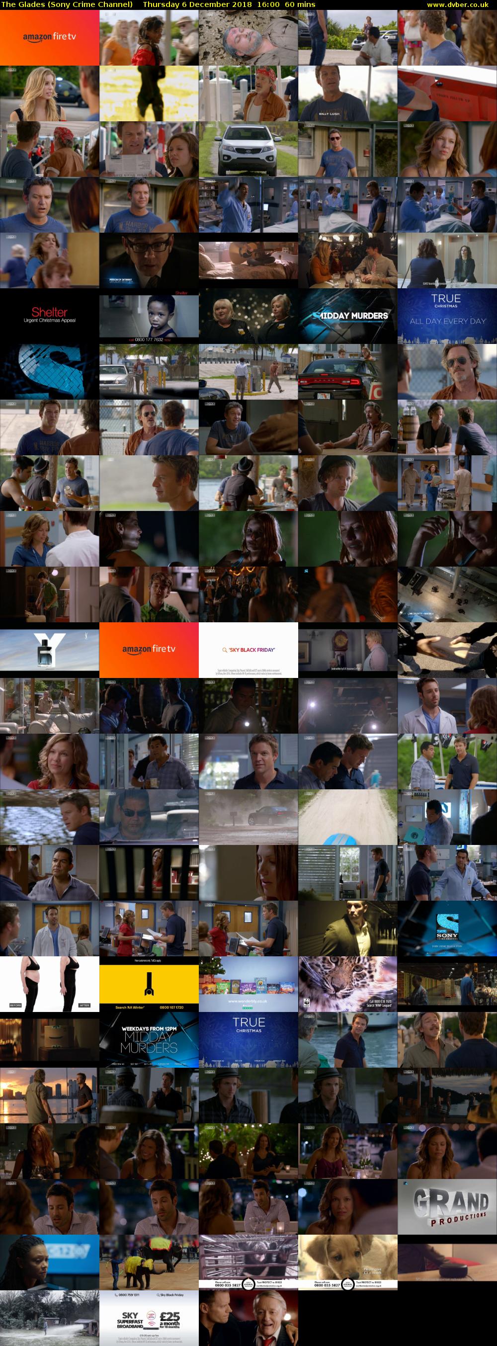 The Glades (Sony Crime Channel) Thursday 6 December 2018 16:00 - 17:00