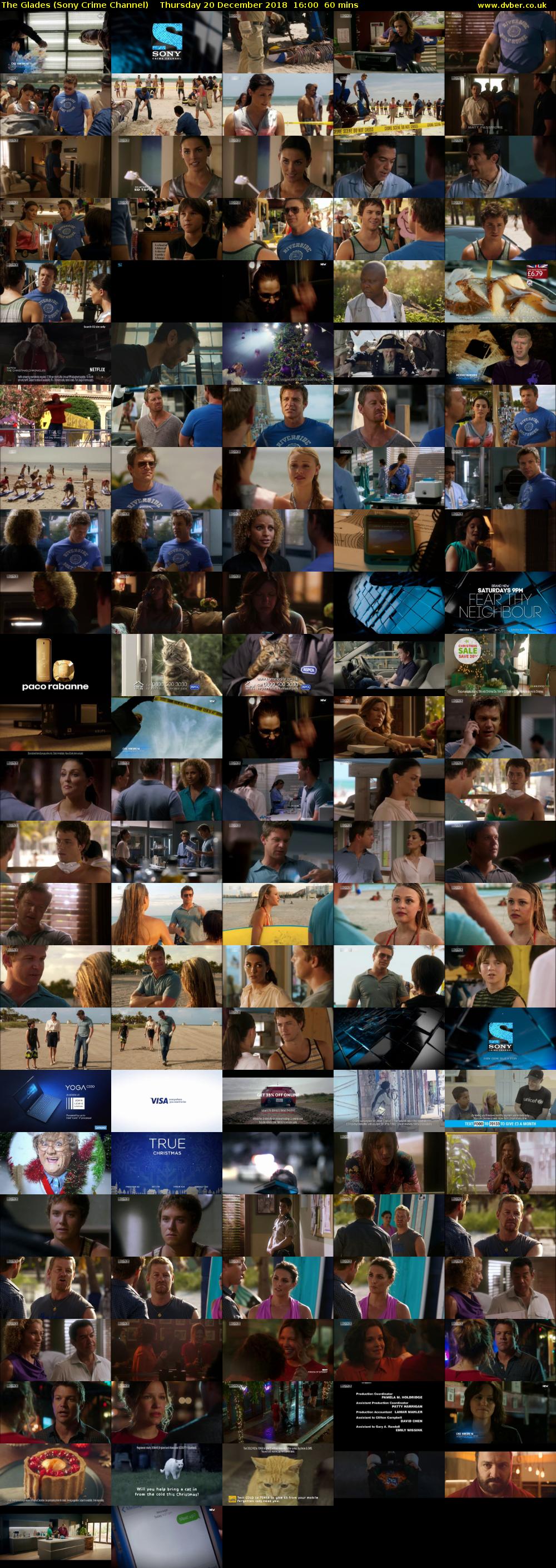 The Glades (Sony Crime Channel) Thursday 20 December 2018 16:00 - 17:00