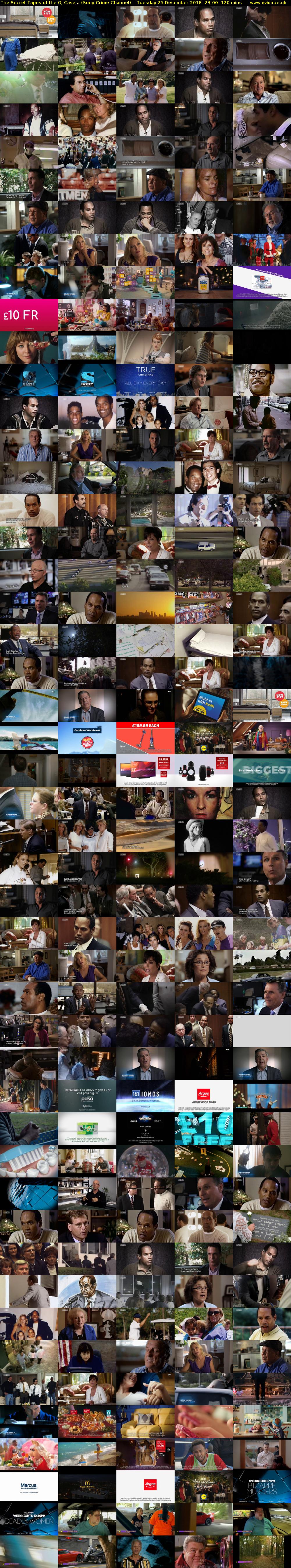 The Secret Tapes of the OJ Case... (Sony Crime Channel) Tuesday 25 December 2018 23:00 - 01:00