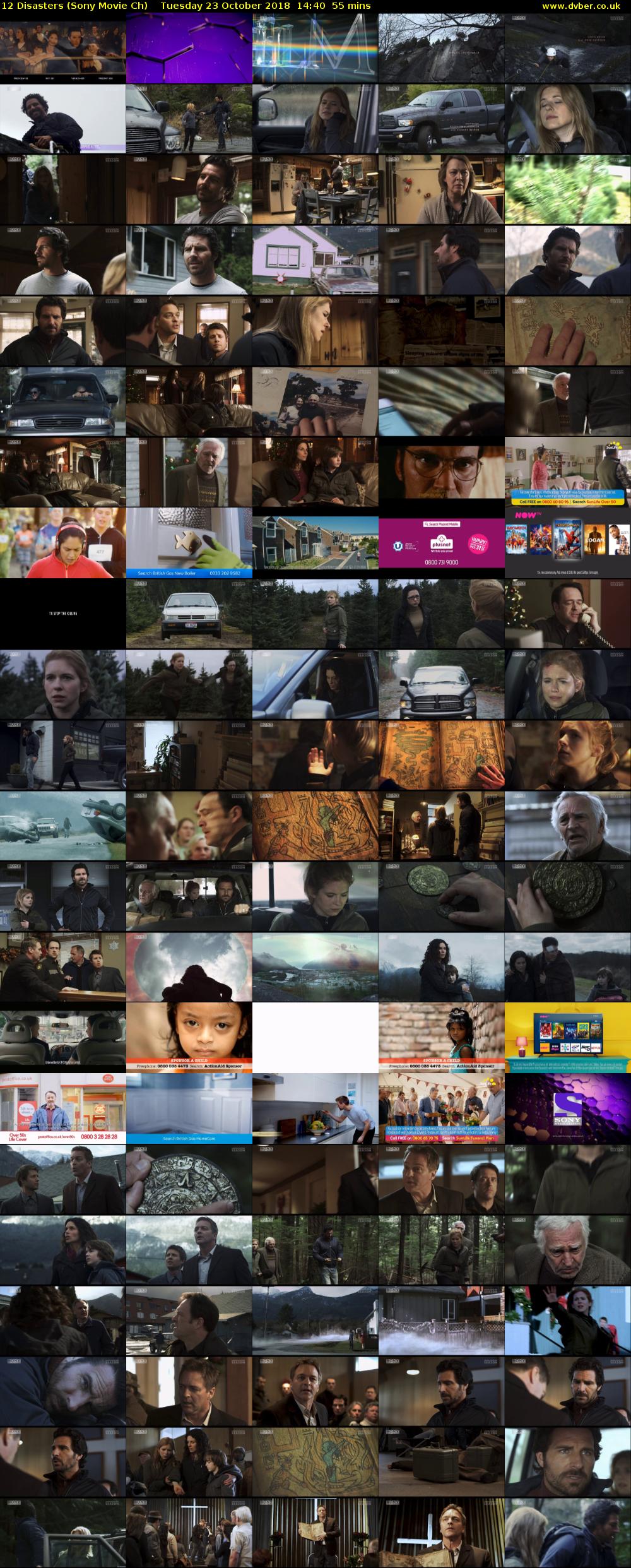 12 Disasters (Sony Movie Ch) Tuesday 23 October 2018 14:40 - 15:35