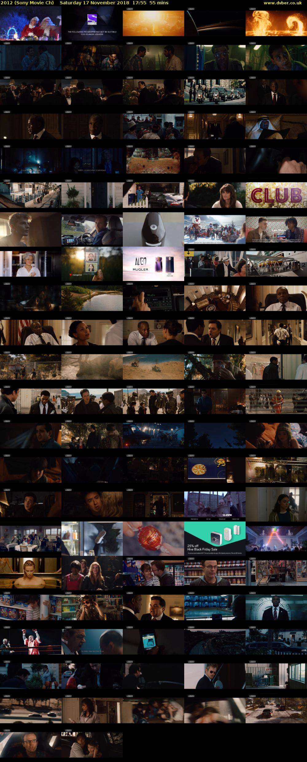 2012 (Sony Movie Ch) Saturday 17 November 2018 17:55 - 18:50