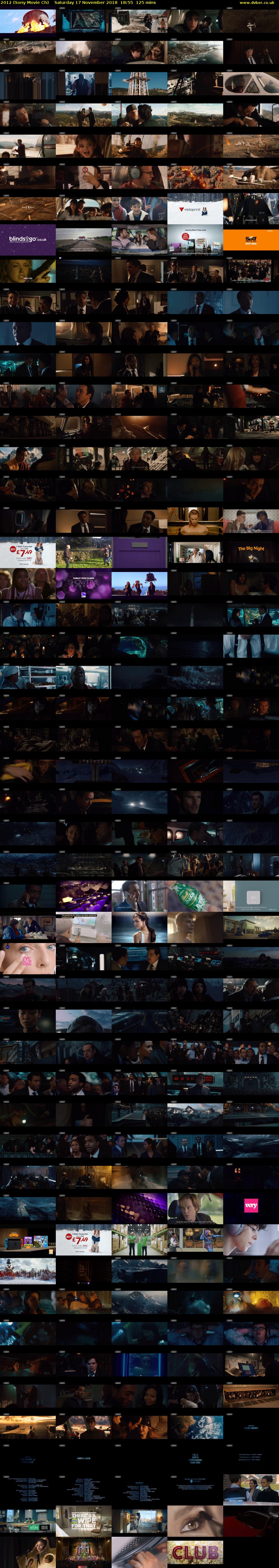 2012 (Sony Movie Ch) Saturday 17 November 2018 18:55 - 21:00