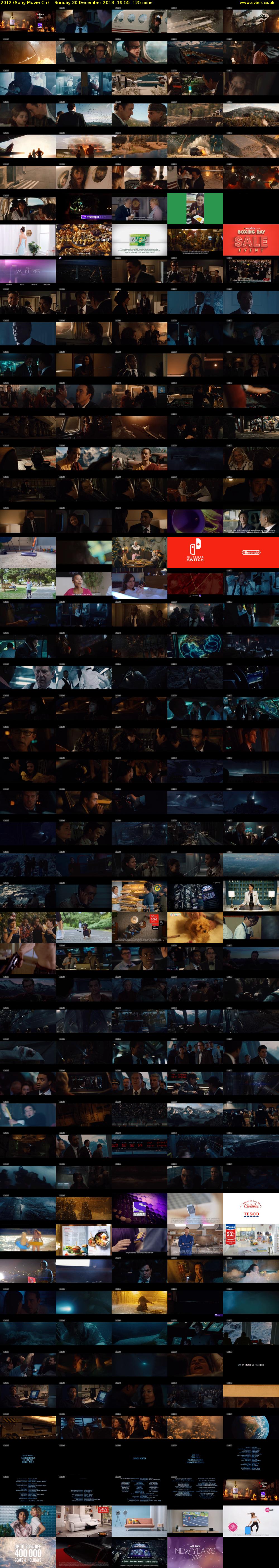 2012 (Sony Movie Ch) Sunday 30 December 2018 19:55 - 22:00