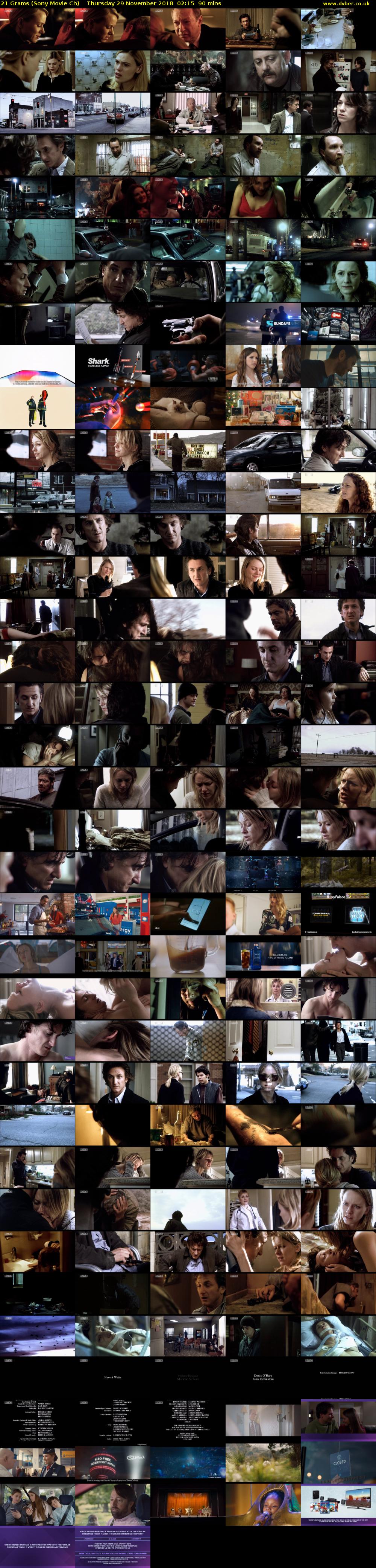 21 Grams (Sony Movie Ch) Thursday 29 November 2018 02:15 - 03:45