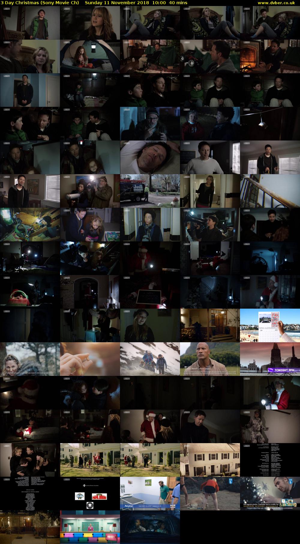 3 Day Christmas (Sony Movie Ch) Sunday 11 November 2018 10:00 - 10:40