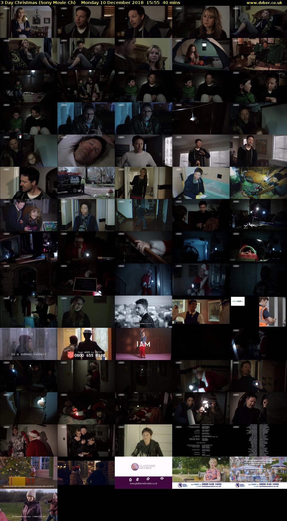 3 Day Christmas (Sony Movie Ch) Monday 10 December 2018 15:55 - 16:35