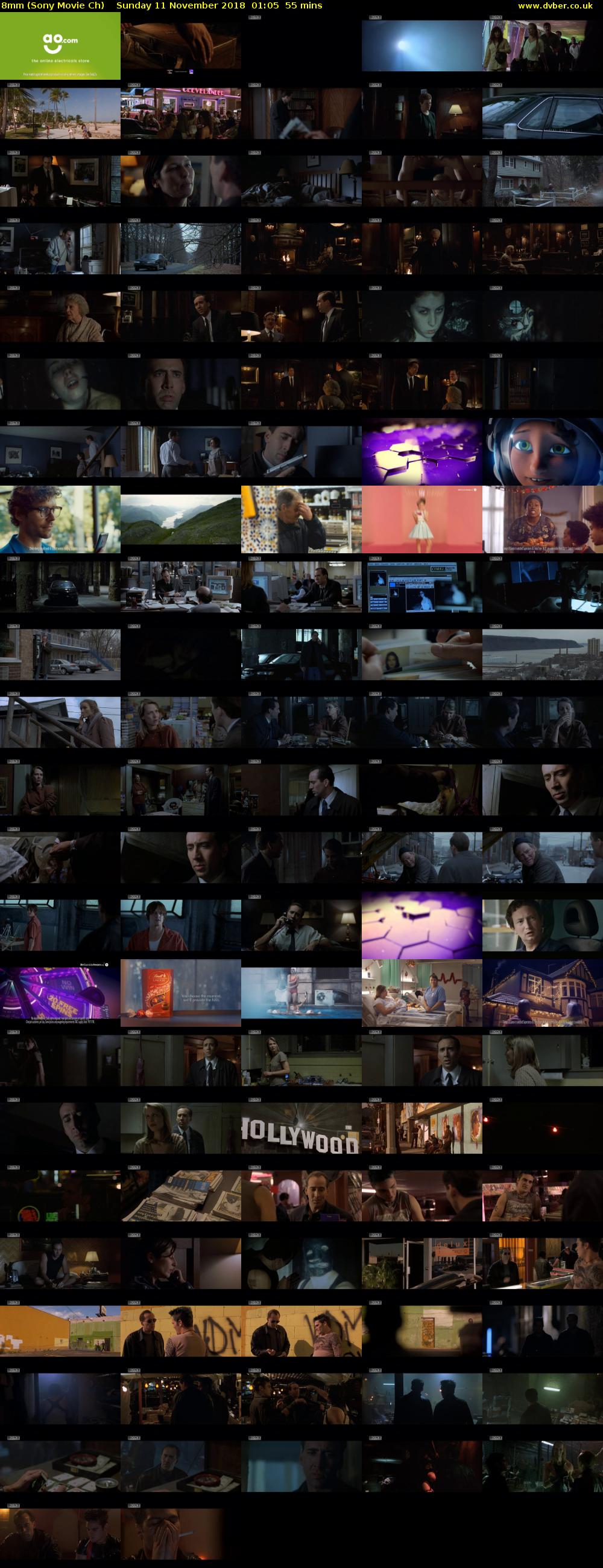 8mm (Sony Movie Ch) Sunday 11 November 2018 01:05 - 02:00