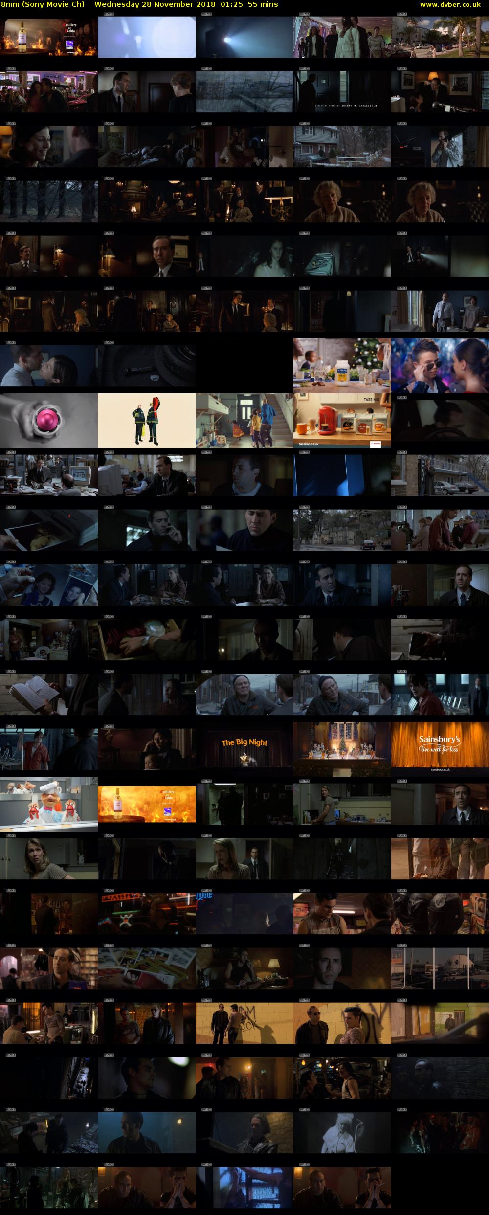 8mm (Sony Movie Ch) Wednesday 28 November 2018 01:25 - 02:20