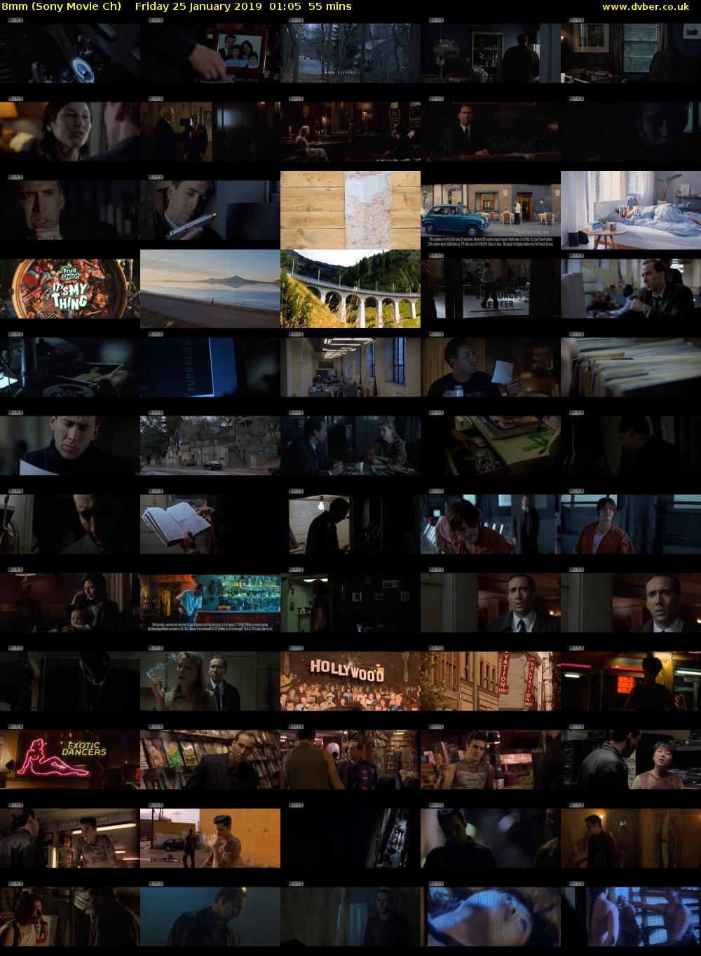 8mm (Sony Movie Ch) Friday 25 January 2019 01:05 - 02:00