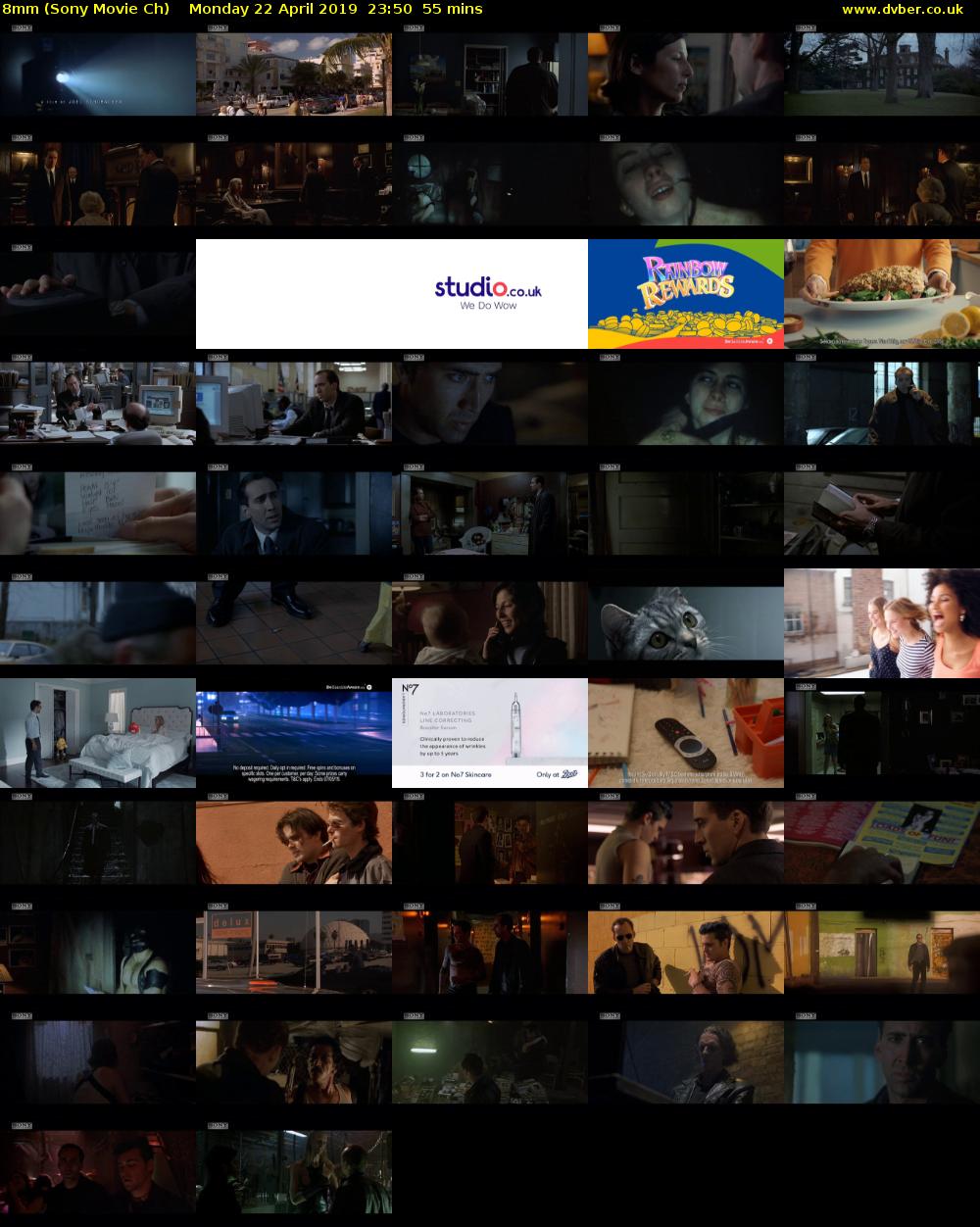 8mm (Sony Movie Ch) Monday 22 April 2019 23:50 - 00:45