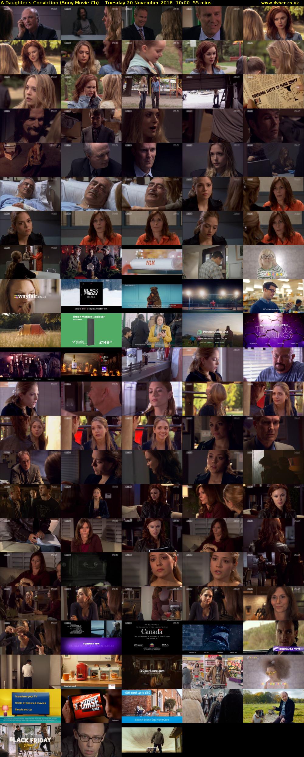 A Daughters Conviction (Sony Movie Ch) Tuesday 20 November 2018 10:00 - 10:55