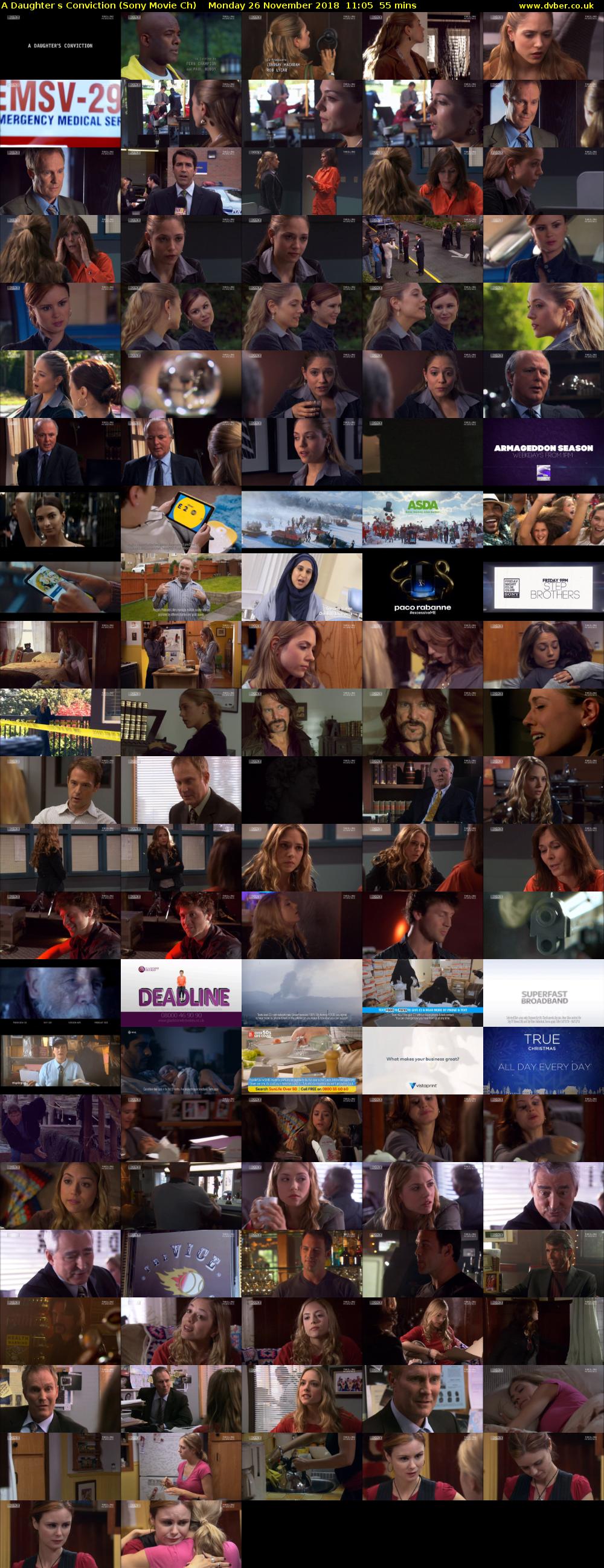 A Daughters Conviction (Sony Movie Ch) Monday 26 November 2018 11:05 - 12:00