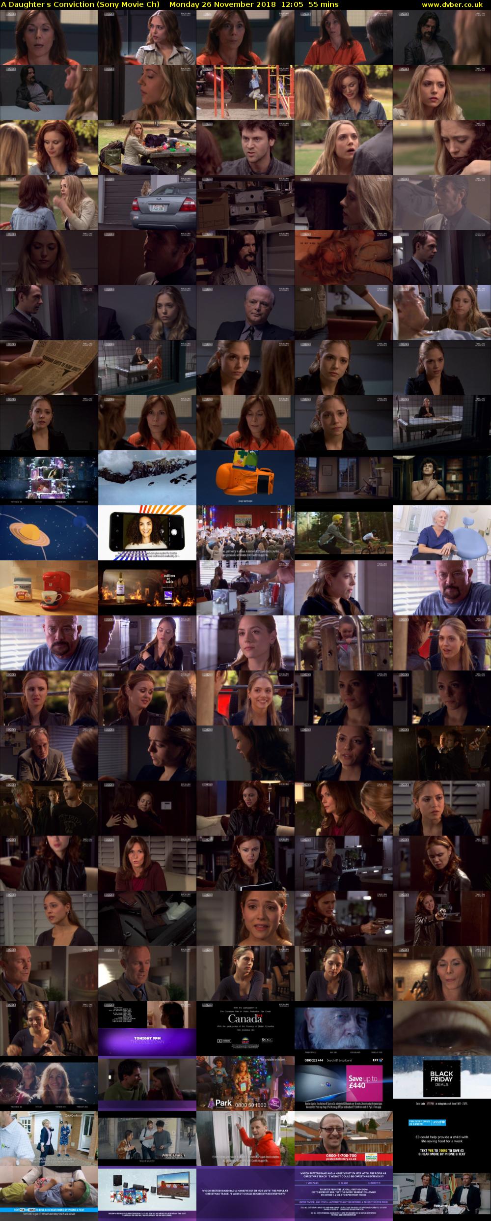 A Daughters Conviction (Sony Movie Ch) Monday 26 November 2018 12:05 - 13:00