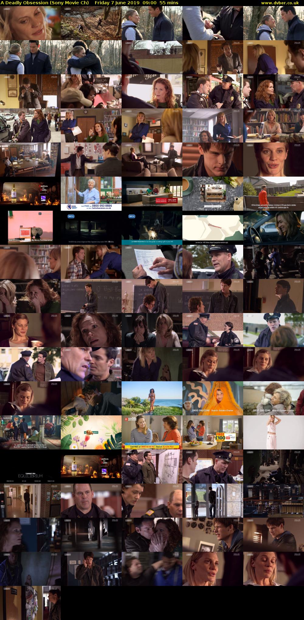 A Deadly Obsession (Sony Movie Ch) Friday 7 June 2019 09:00 - 09:55