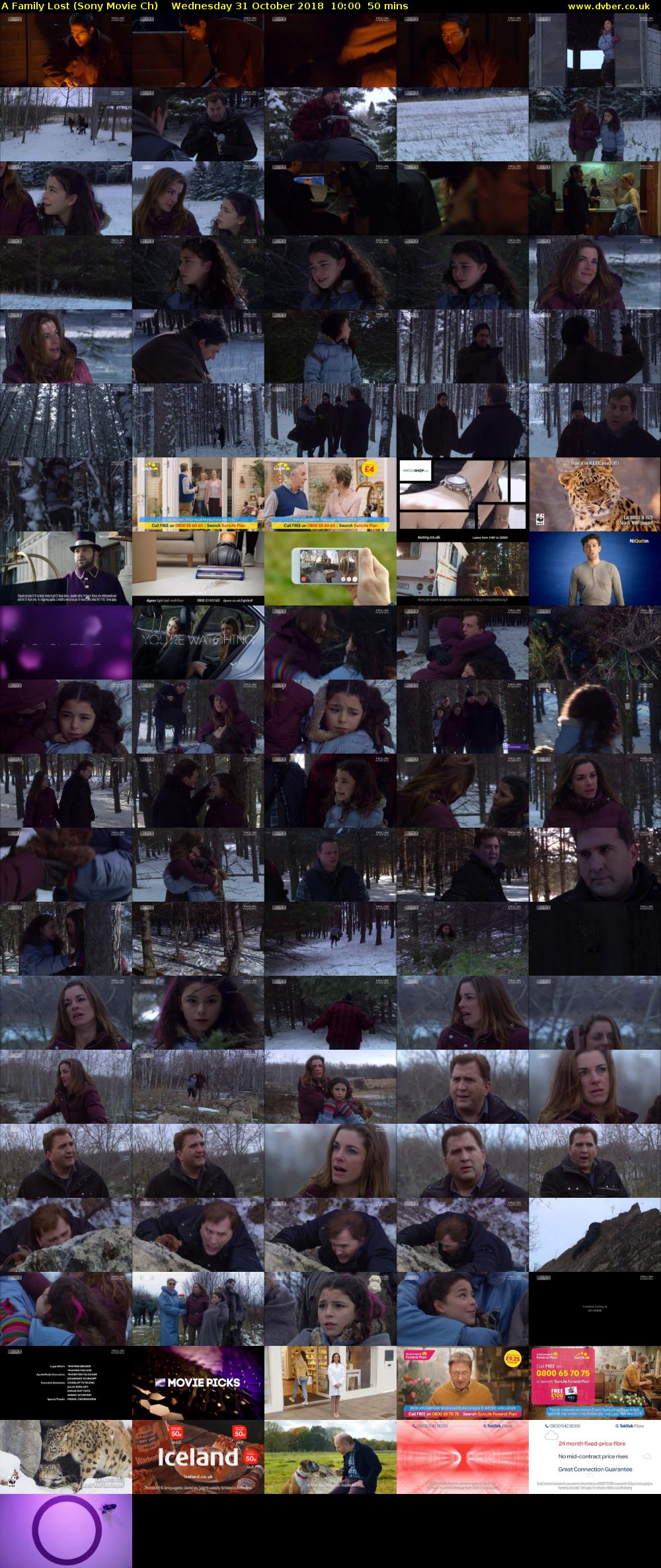 A Family Lost (Sony Movie Ch) Wednesday 31 October 2018 10:00 - 10:50