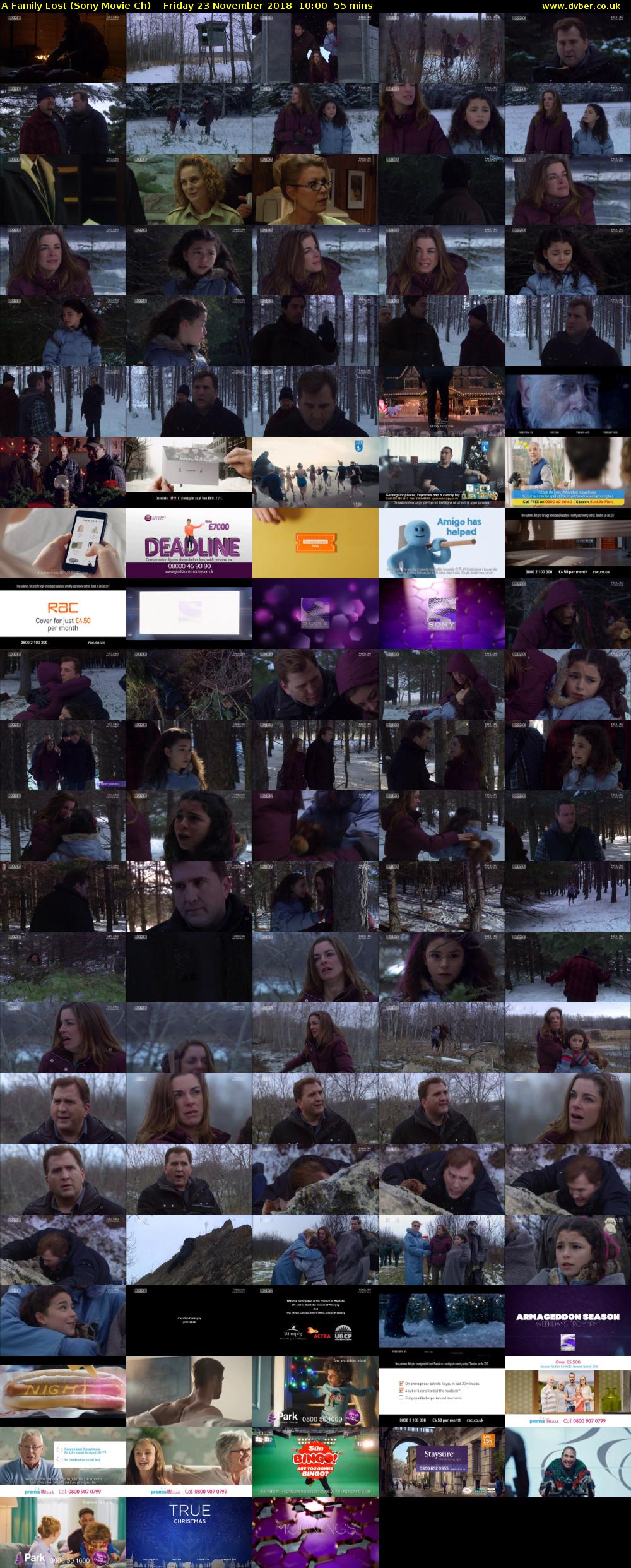 A Family Lost (Sony Movie Ch) Friday 23 November 2018 10:00 - 10:55