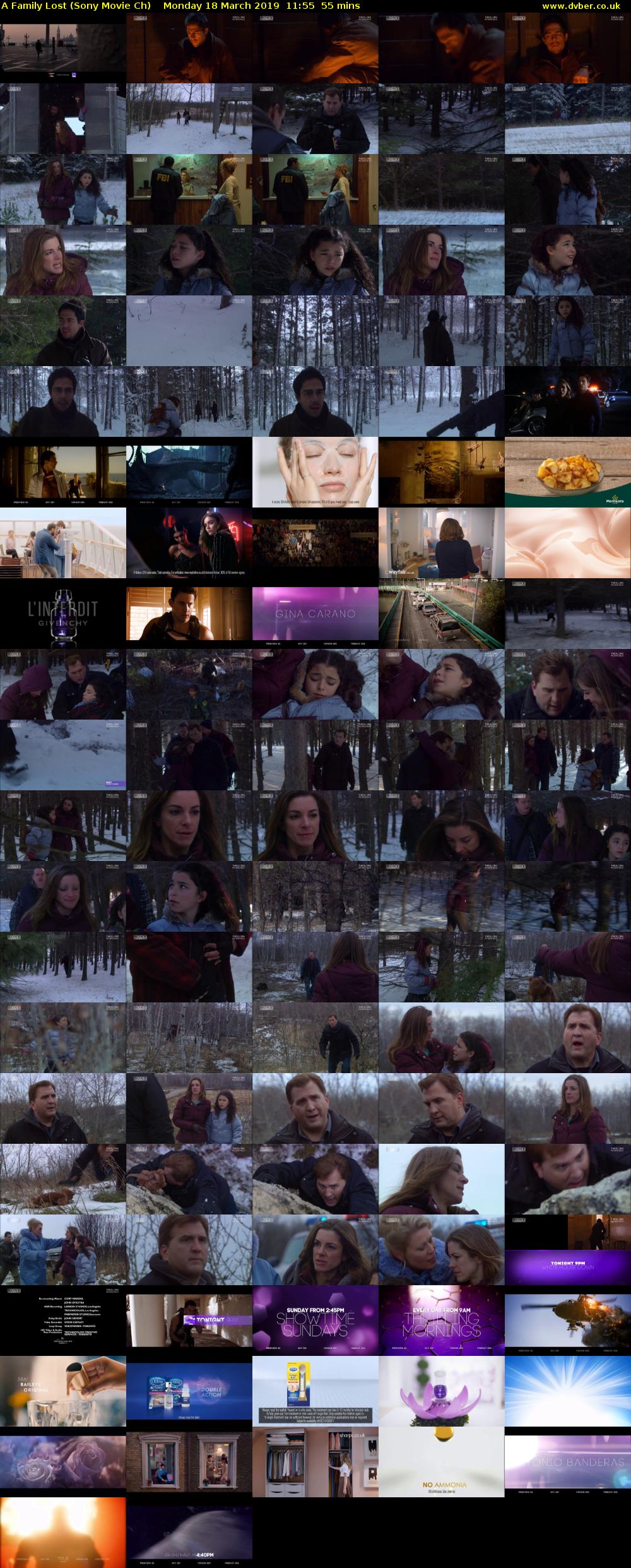 A Family Lost (Sony Movie Ch) Monday 18 March 2019 11:55 - 12:50