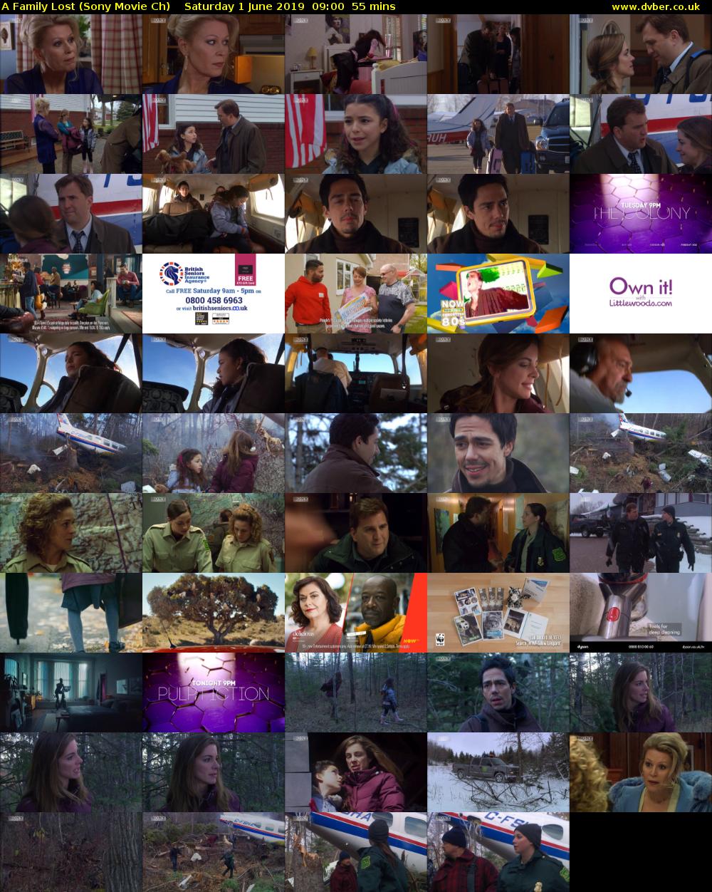 A Family Lost (Sony Movie Ch) Saturday 1 June 2019 09:00 - 09:55