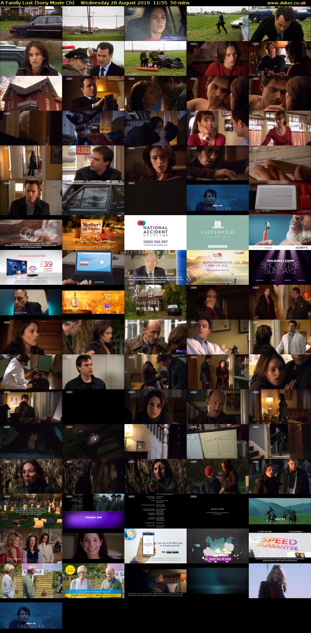 A Family Lost (Sony Movie Ch) Wednesday 28 August 2019 11:55 - 12:45