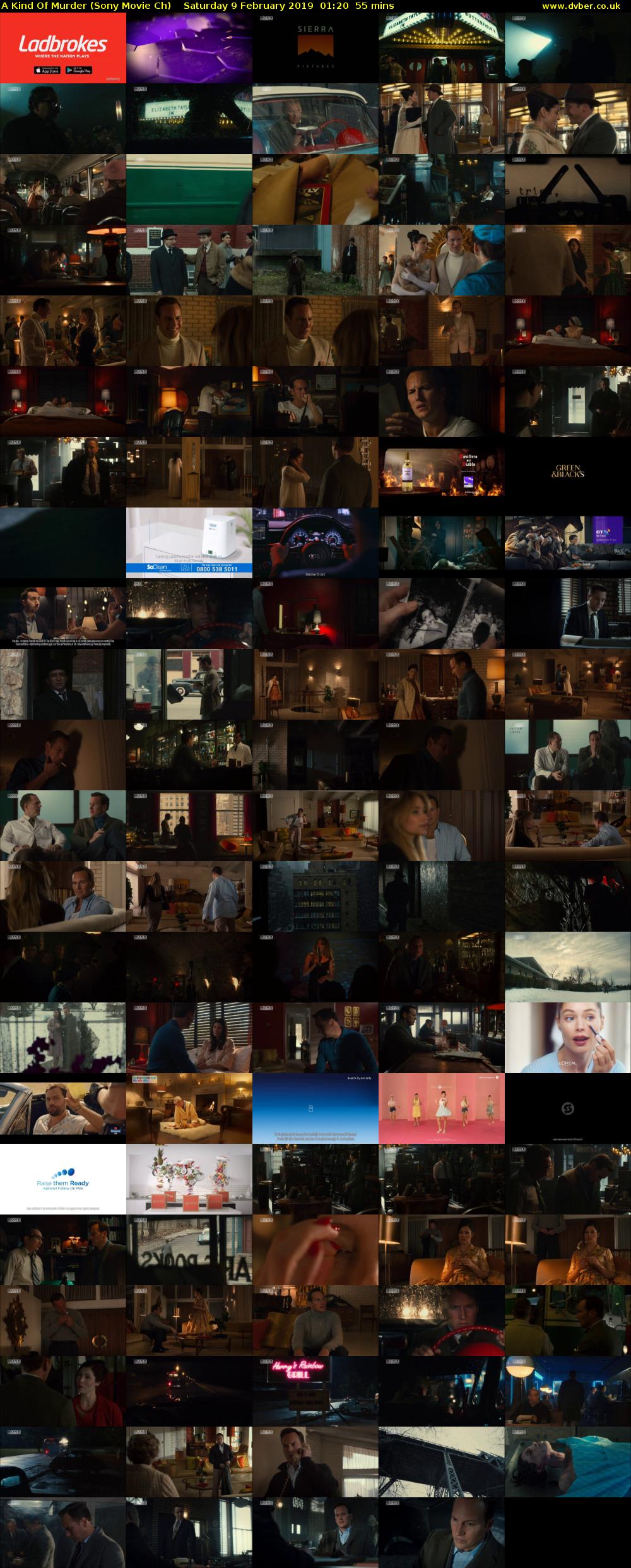 A Kind Of Murder (Sony Movie Ch) Saturday 9 February 2019 01:20 - 02:15