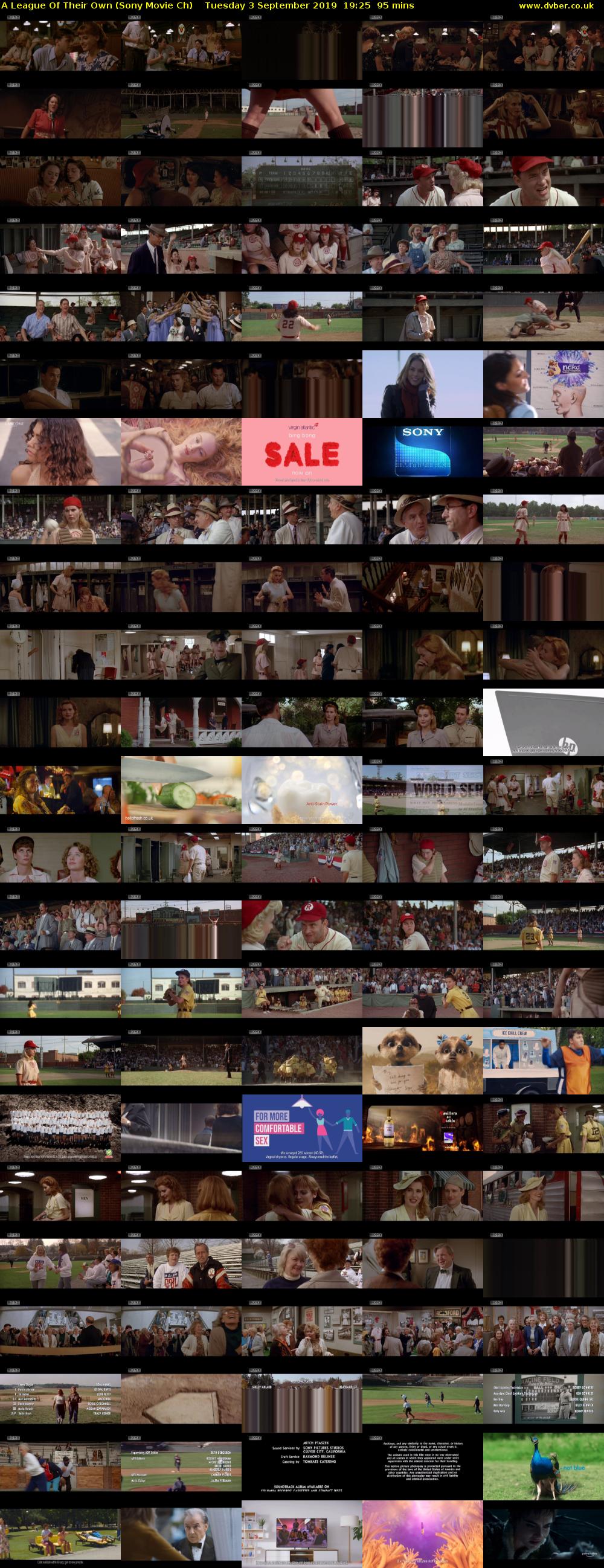 A League Of Their Own (Sony Movie Ch) Tuesday 3 September 2019 19:25 - 21:00