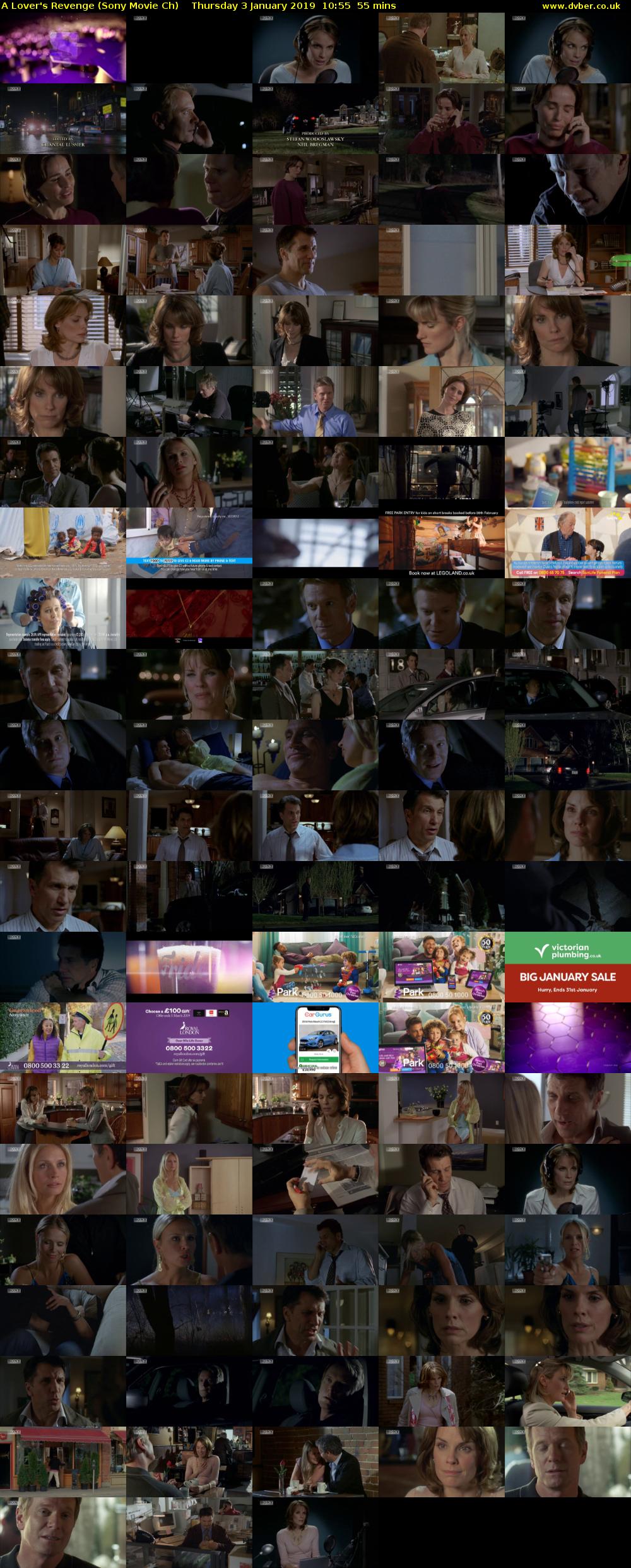 A Lover's Revenge (Sony Movie Ch) Thursday 3 January 2019 10:55 - 11:50