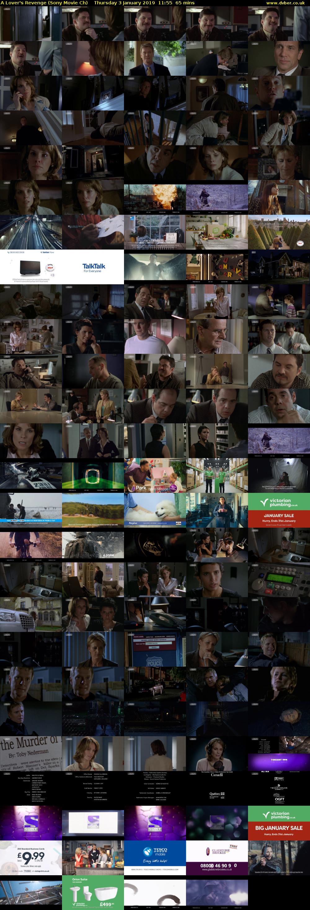 A Lover's Revenge (Sony Movie Ch) Thursday 3 January 2019 11:55 - 13:00