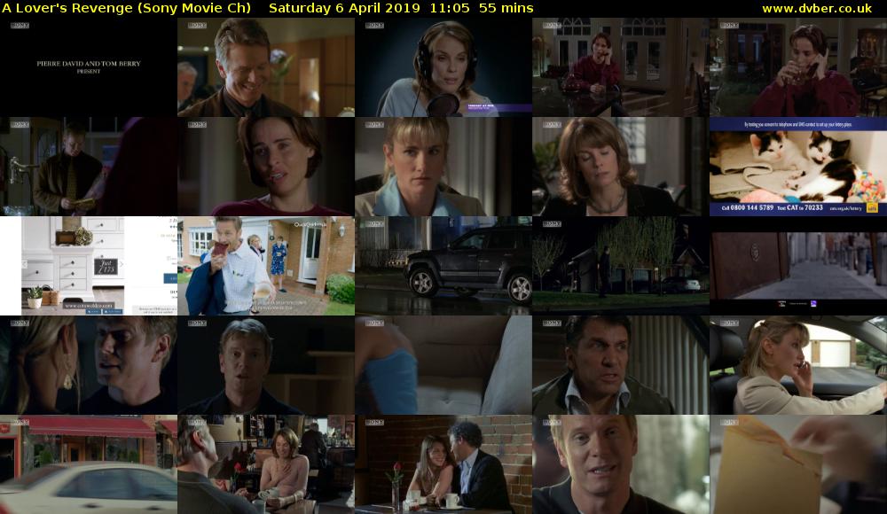 A Lover's Revenge (Sony Movie Ch) Saturday 6 April 2019 11:05 - 12:00