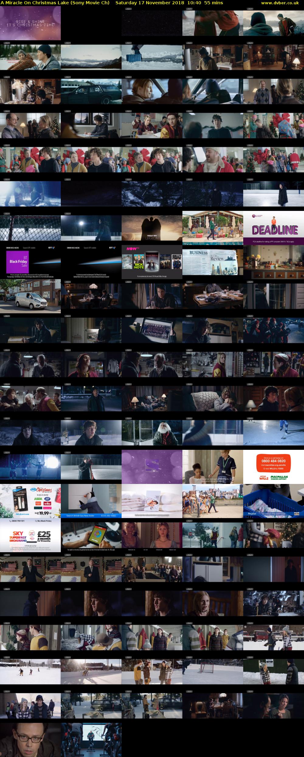 A Miracle On Christmas Lake (Sony Movie Ch) Saturday 17 November 2018 10:40 - 11:35