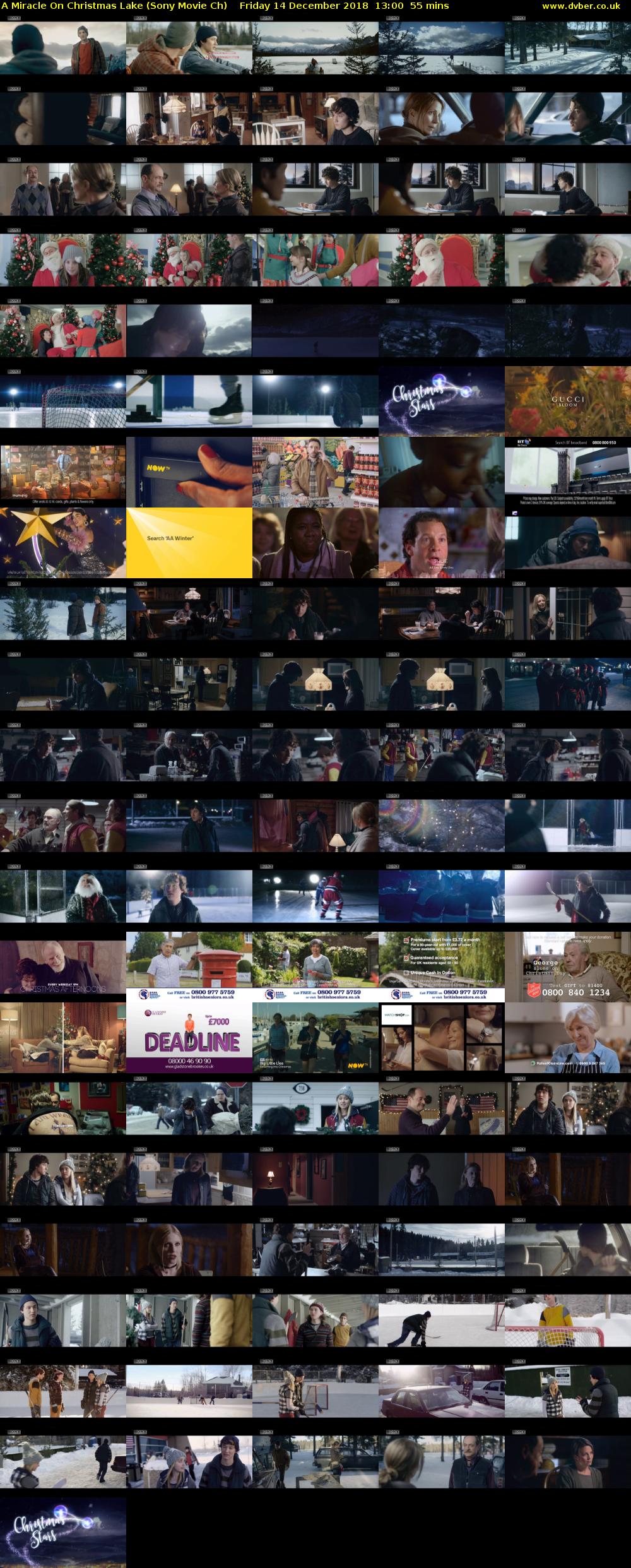 A Miracle On Christmas Lake (Sony Movie Ch) Friday 14 December 2018 13:00 - 13:55