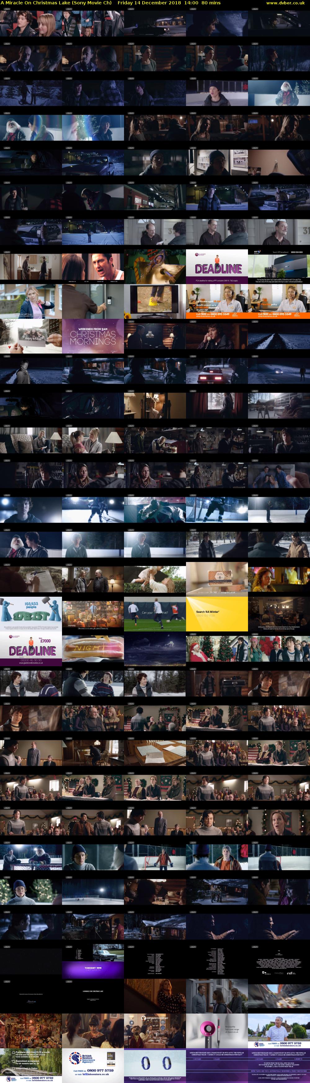 A Miracle On Christmas Lake (Sony Movie Ch) Friday 14 December 2018 14:00 - 15:20