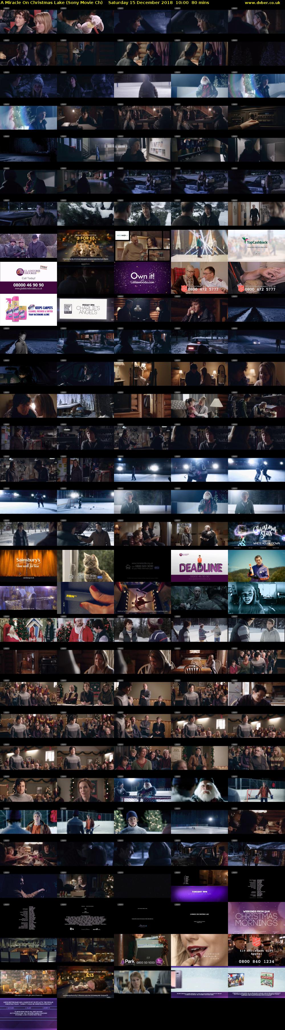 A Miracle On Christmas Lake (Sony Movie Ch) Saturday 15 December 2018 10:00 - 11:20