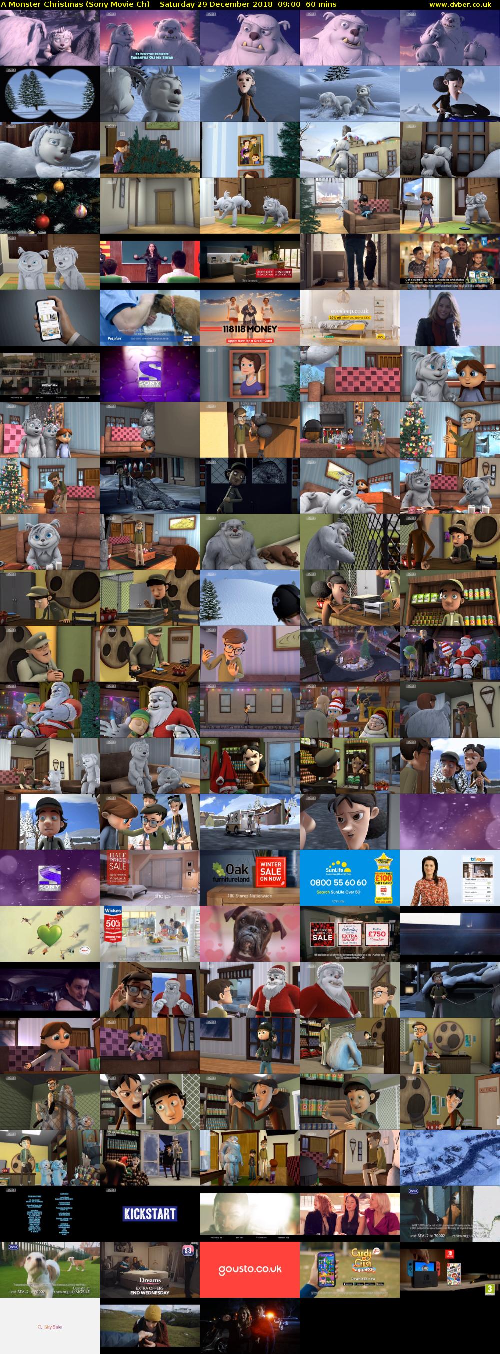 A Monster Christmas (Sony Movie Ch) Saturday 29 December 2018 09:00 - 10:00