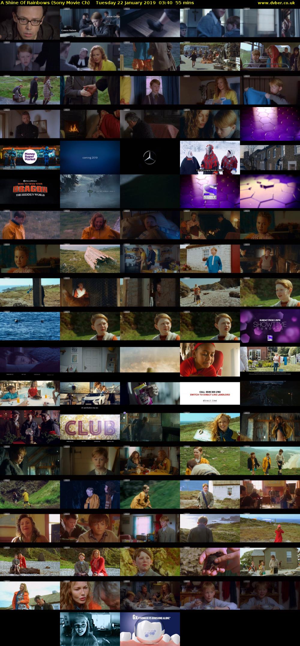 A Shine Of Rainbows (Sony Movie Ch) Tuesday 22 January 2019 03:40 - 04:35