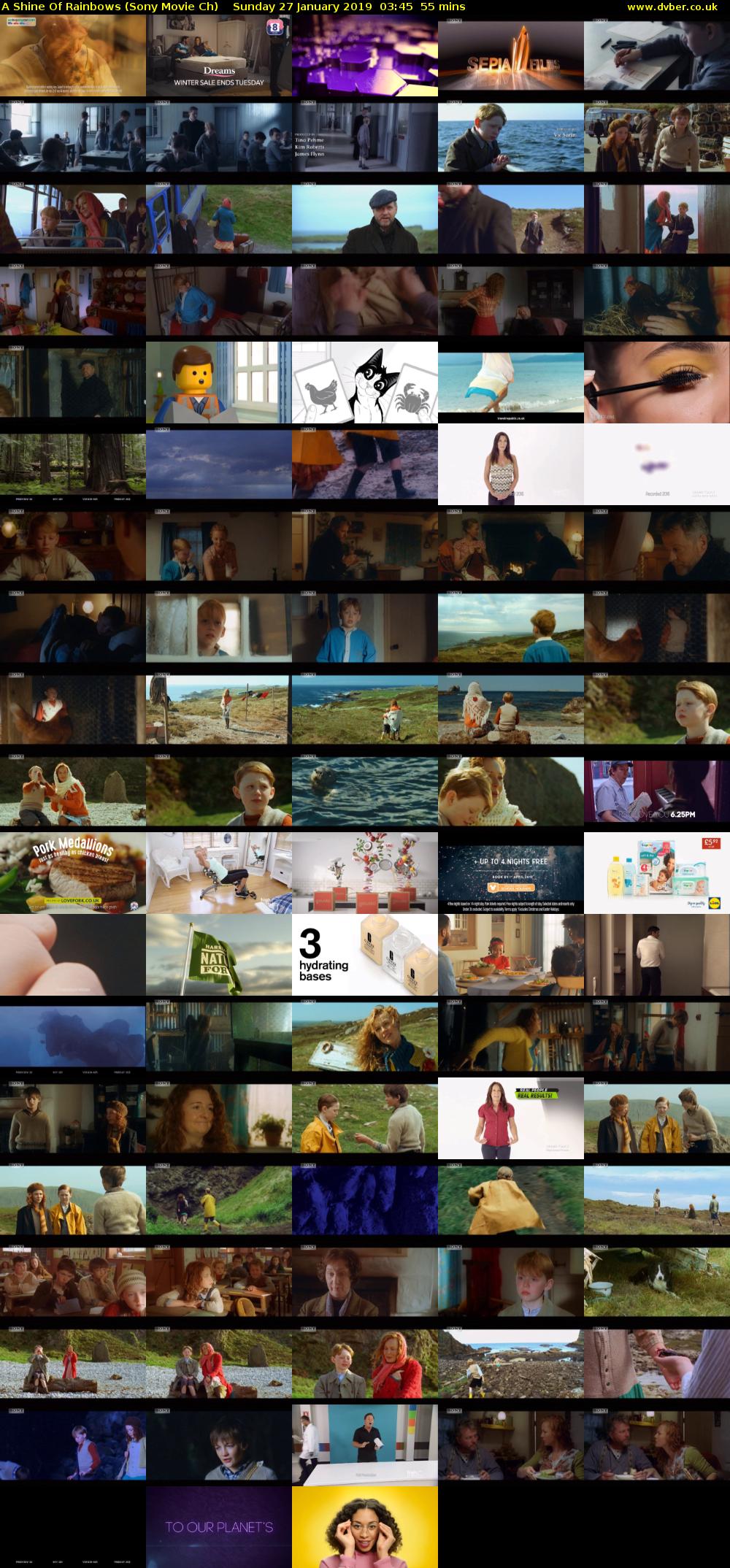 A Shine Of Rainbows (Sony Movie Ch) Sunday 27 January 2019 03:45 - 04:40