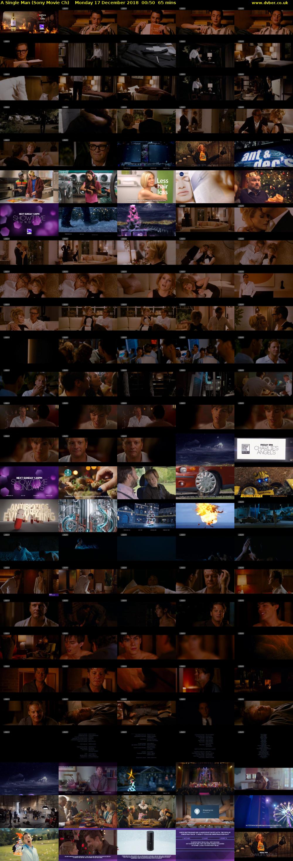 A Single Man (Sony Movie Ch) Monday 17 December 2018 00:50 - 01:55